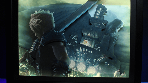 Dioramax - Diorama Final Fantasy VII Cloud Sephiroth Midgar lumineux
