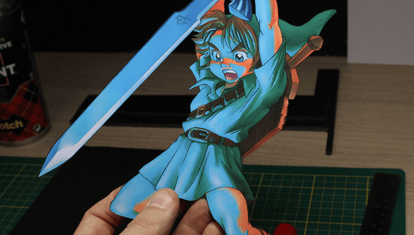 Diorama Zelda Ocarina of Time : une scène culte recréée en relie