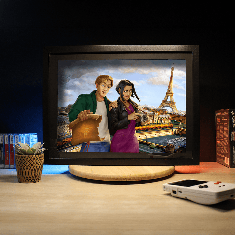 Diorama Chevalier de Baphomet / Broken sword – Paris Lumineux