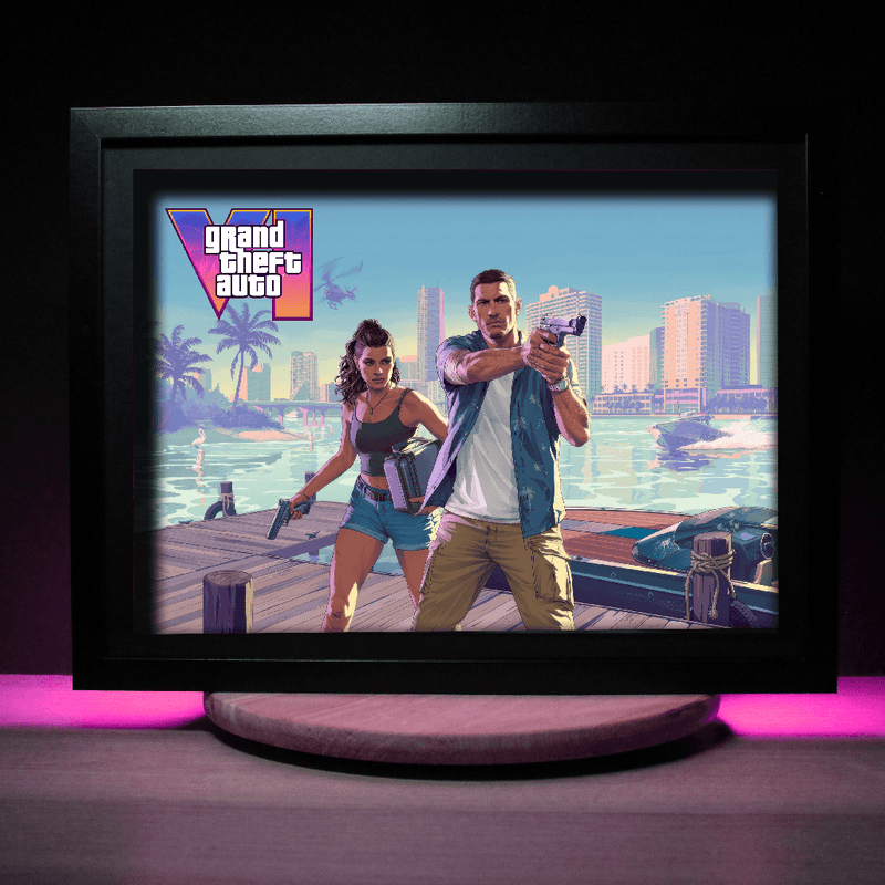 Diorama GTA VI – Vice City Lumineux