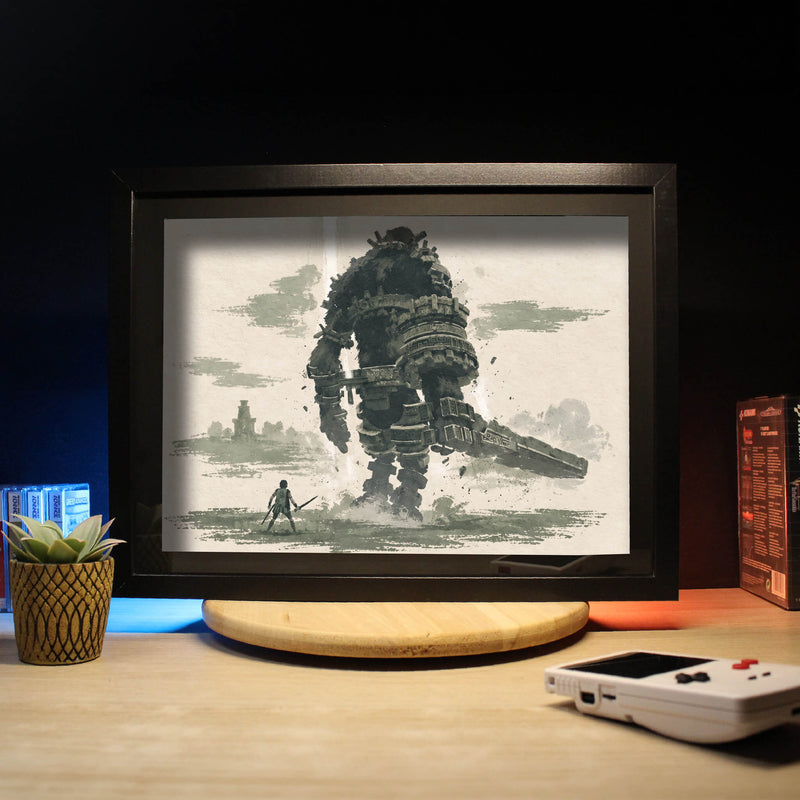 Diorama Shadow of the Colossus – Le Premier Colosse Lumineux