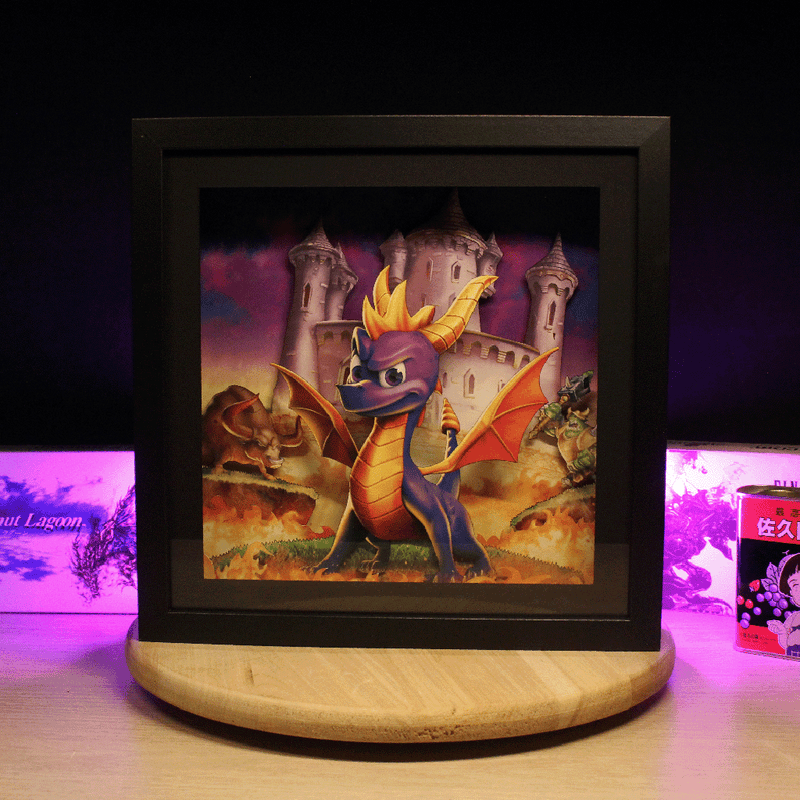 Diorama – Spyro the Dragon – Déco Murale