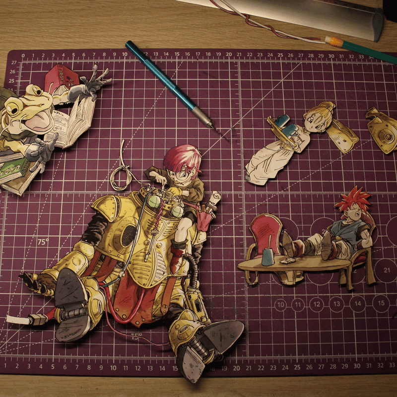 Dioramax Chrono Trigger lumineux : une œuvre rétro hors du temps