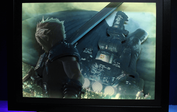 Dioramax - Diorama Final Fantasy VII Cloud Sephiroth Midgar lumineux
