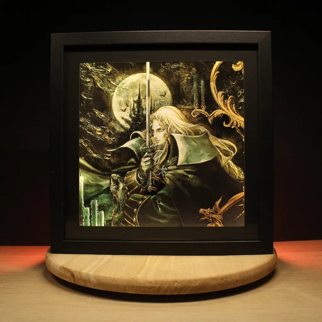 Dioramax - Cadre lumineux LED Castlevania Symphony of the Night