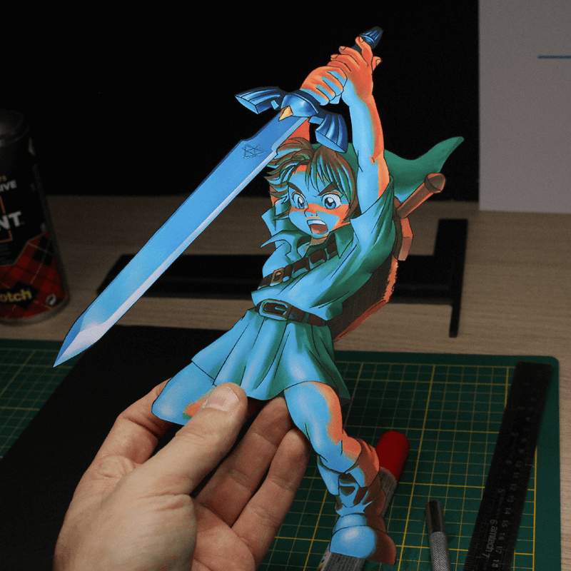 Diorama Zelda Ocarina of Time : une scène culte recréée en relie