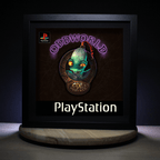 Dioramax - Cadre lumineux LED Super Oddworld | Déco Gaming-room | Tableau lumineux | Affiche jeux vidéo | Idée cadeau gamer | Retro-gaming