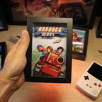 Dioramax - Cadre lumineux LED Advance Wars | Déco Gaming-room | Tableau lumineux | Affiche jeux vidéo | Idée cadeau gamer | Retro-gaming