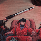 Dioramax - Cadre lumineux LED Akira | Déco Gaming-room | Tableau lumineux | Affiche jeux vidéo | Idée cadeau gamer | Retro-gaming