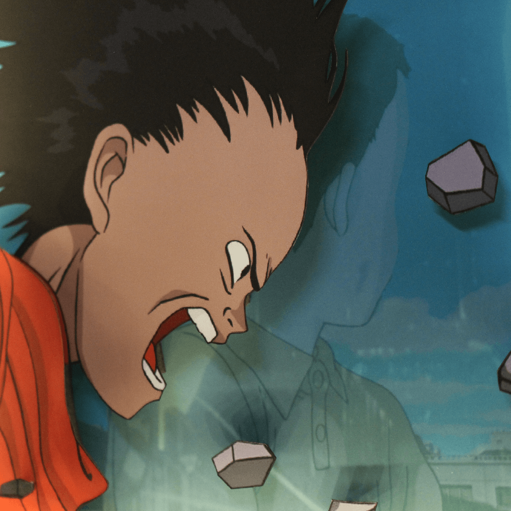 Dioramax - Cadre lumineux LED Akira | Déco Gaming-room | Tableau lumineux | Affiche jeux vidéo | Idée cadeau gamer | Retro-gaming