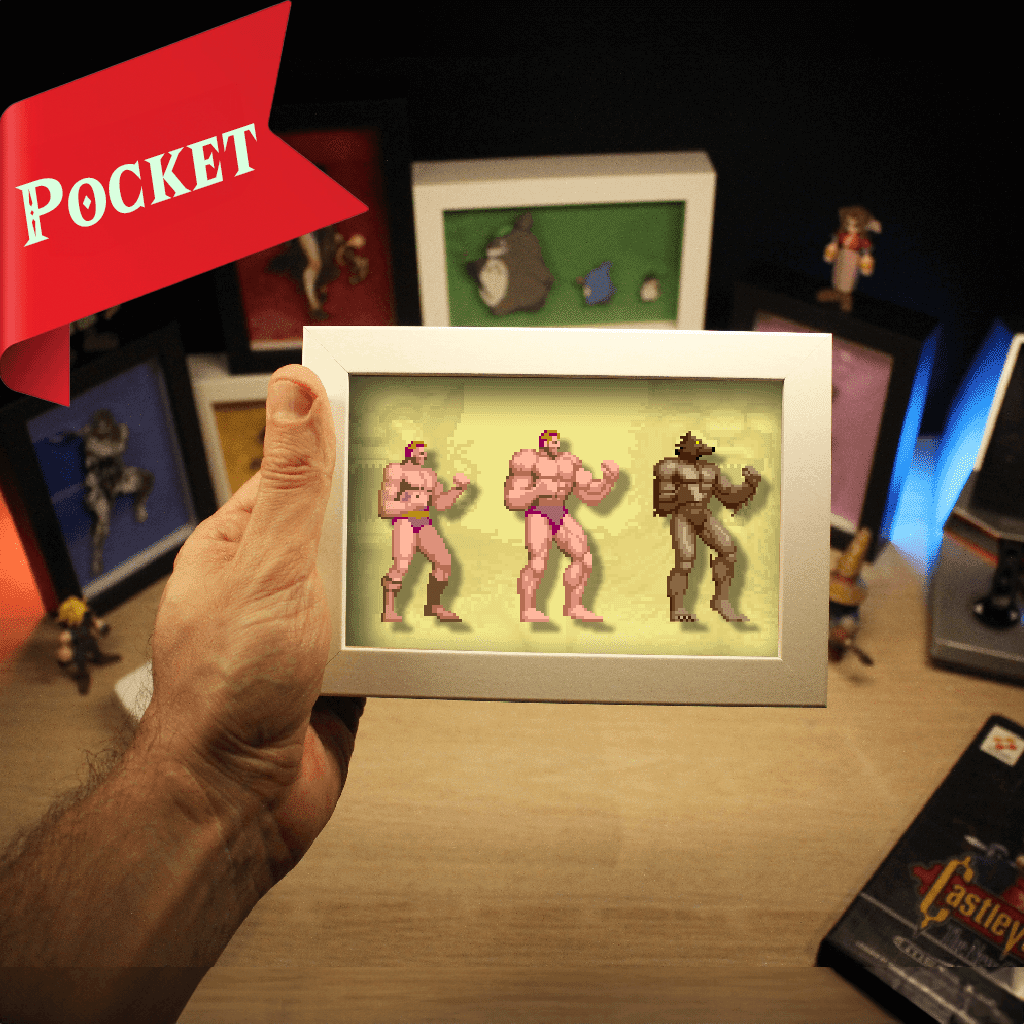 Diorama – Sprites Altered Beast – Déco Murale