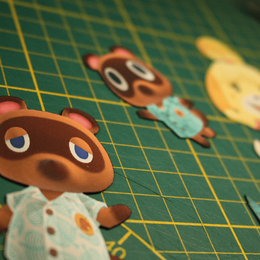 Dioramax - Cadre lumineux LED Animal Crossing | Déco Gaming-room | Tableau lumineux | Affiche jeux vidéo | Idée cadeau gamer | Retro-gaming