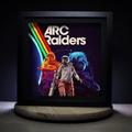 Dioramax - Cadre lumineux LED Arc Raiders | Déco Gaming-room | Tableau lumineux | Affiche jeux vidéo | Idée cadeau gamer | Retro-gaming