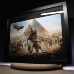 Diorama Assassin's Creed, déco gaming room Assassin's Creed, cadre lumineux Assassin's Creed