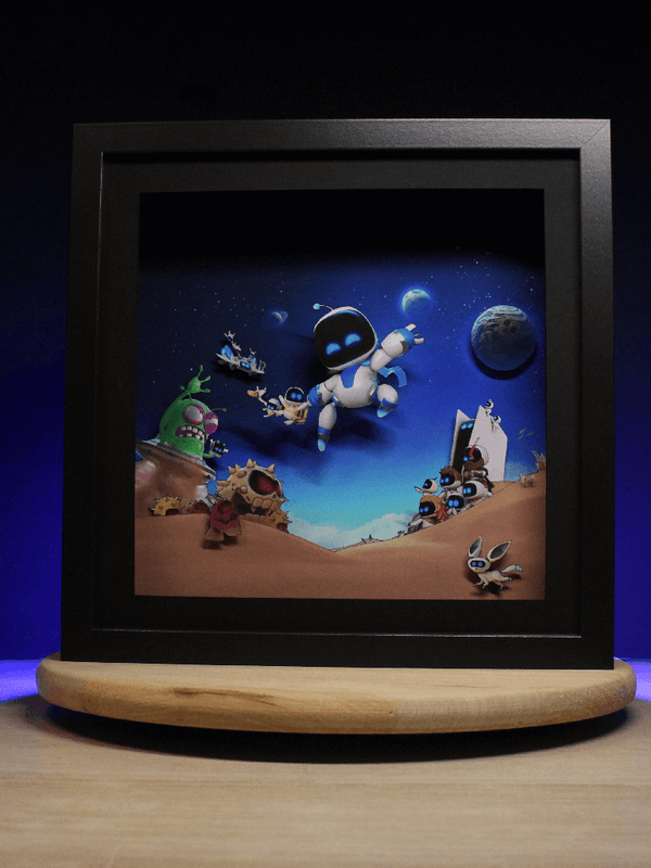 Diorama – Astro Bot – Déco Murale