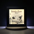 Dioramax - Cadre lumineux LED L'attaque des titans | Déco Gaming-room | Tableau lumineux | Affiche jeux vidéo | Idée cadeau gamer | Retro-gaming