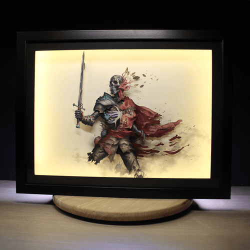 Dioramax - Cadre lumineux LED Avowed | Déco Gaming-room | Tableau lumineux | Affiche jeux vidéo | Idée cadeau gamer | Retro-gaming
