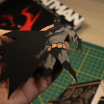 Diorama Batman, déco gaming, cadre lumineux