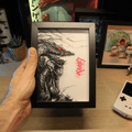 Dioramax - Cadre lumineux LED Berserk | Déco Gaming-room | Tableau Final Fantasy VII | Affiche jeux vidéo | Idée cadeau gamer | Retro-gaming
