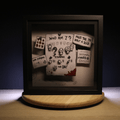 Dioramax - Cadre lumineux LED Isaac | Déco Gaming-room | Tableau lumineux | Affiche jeux vidéo | Idée cadeau gamer | Retro-gaming