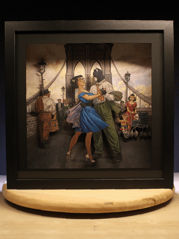 Dioramax - Cadre lumineux LED BlackSad | Déco Gaming-room | Tableau lumineux | Affiche jeux vidéo | Idée cadeau gamer | Retro-gaming