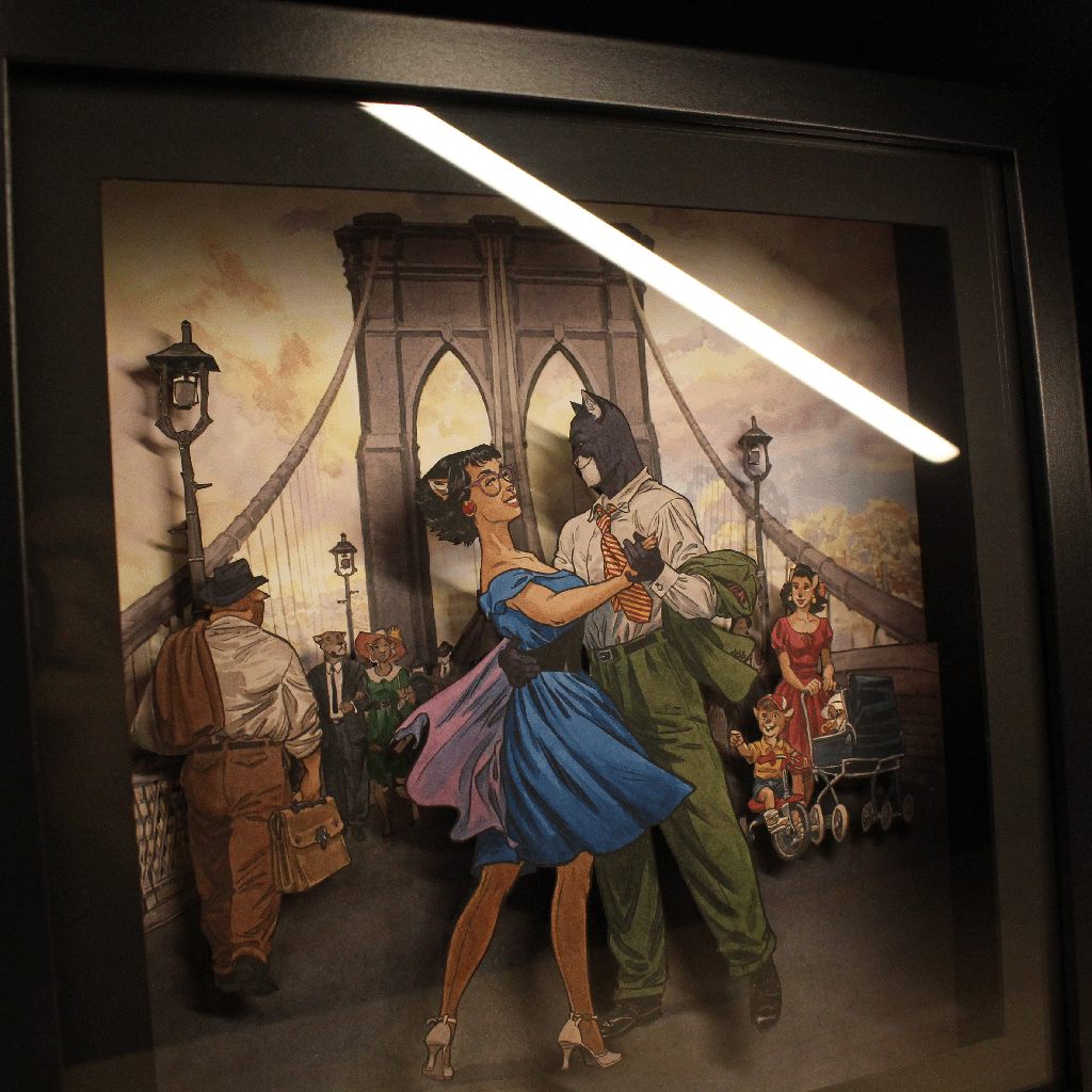 Dioramax - Cadre lumineux LED BlackSad | Déco Gaming-room | Tableau lumineux | Affiche jeux vidéo | Idée cadeau gamer | Retro-gaming