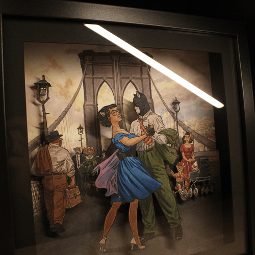 Dioramax - Cadre lumineux LED BlackSad | Déco Gaming-room | Tableau lumineux | Affiche jeux vidéo | Idée cadeau gamer | Retro-gaming