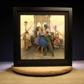 Dioramax - Cadre lumineux LED BlackSad | Déco Gaming-room | Tableau lumineux | Affiche jeux vidéo | Idée cadeau gamer | Retro-gaming