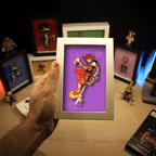 Dioramax - Cadre lumineux LED Kingdom Heart | Déco Gaming-room | Tableau lumineux | Affiche jeux vidéo | Idée cadeau gamer | Retro-gaming