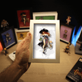 Dioramax - Cadre lumineux LED Dragon's crown | Déco Gaming-room | Tableau lumineux | Affiche jeux vidéo | Idée cadeau gamer | Retro-gaming