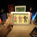 Dioramax - Cadre lumineux LED Altered Beast | Déco Gaming-room | Tableau lumineux | Affiche jeux vidéo | Idée cadeau gamer | Retro-gaming