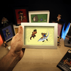 Dioramax - Cadre lumineux LED Suikoden 2| Déco Gaming-room | Tableau lumineux | Affiche jeux vidéo | Idée cadeau gamer | Retro-gaming