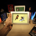 Dioramax - Cadre lumineux LED Suikoden 2| Déco Gaming-room | Tableau lumineux | Affiche jeux vidéo | Idée cadeau gamer | Retro-gaming
