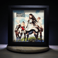 Dioramax - Cadre lumineux LED Bravely Default | Déco Gaming-room | Tableau lumineux | Affiche jeux vidéo | Idée cadeau gamer | Retro-gaming