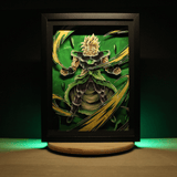 Diorama lumineux Broly déco gaming room Broly, diorama Broly