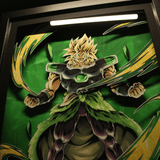 Diorama lumineux Broly déco gaming room Broly, diorama Broly