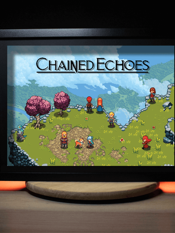 Dioramax - Cadre lumineux LED Chained Echoes | Déco Gaming-room | Tableau lumineux | Affiche jeux vidéo | Idée cadeau gamer | Retro-gaming