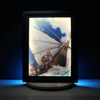 Dioramax - Cadre lumineux LED Chrono Cross | Déco Gaming-room | Tableau lumineux | Affiche jeux vidéo | Idée cadeau gamer | Retro-gaming