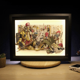 Dioramax - Cadre lumineux Chrno Trigger| Déco Gamingroom | Tableau Chrono Trigger | Affiche jeux vidéo | Idée cadeau 