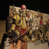 Dioramax - Cadre lumineux Chrno Trigger| Déco Gamingroom | Tableau Chrono Trigger | Affiche jeux vidéo | Idée cadeau 