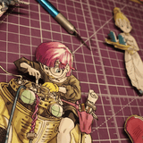 Dioramax - Cadre lumineux Chrno Trigger| Déco Gamingroom | Tableau Chrono Trigger | Affiche jeux vidéo | Idée cadeau 