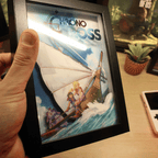 Dioramax - Cadre lumineux LED Chrono Cross | Déco Gaming-room | Tableau lumineux | Affiche jeux vidéo | Idée cadeau gamer | Retro-gaming