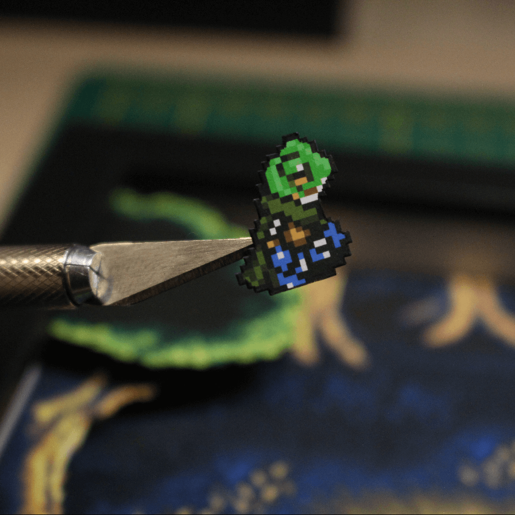 Dioramax - Cadre lumineux LED Chrono Trigger | Déco Gaming-room | Tableau lumineux | Affiche jeux vidéo | Idée cadeau gamer | Retro-gaming