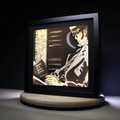 Dioramax - Cadre lumineux LED Corto | Déco Gaming-room | Tableau lumineux | Affiche jeux vidéo | Idée cadeau gamer | Retro-gaming