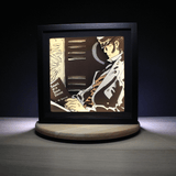 Diorama de Corto, déco gamingroom, cadre lumineux