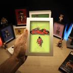 Dioramax - Cadre lumineux LED Akira | Déco Gaming-room | Tableau lumineux | Affiche jeux vidéo | Idée cadeau gamer | Retro-gaming