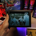 Dioramax - Cadre lumineux LED Cowboy Bebop | Déco Gaming-room | Tableau lumineux | Affiche jeux vidéo | Idée cadeau gamer | Retro-gaming