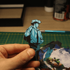 Dioramax - Cadre lumineux LED Cowboy Bebop | Déco Gaming-room | Tableau lumineux | Affiche jeux vidéo | Idée cadeau gamer | Retro-gaming