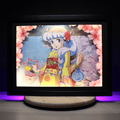 Dioramax - Cadre lumineux LED Creamy mamy | Déco Gaming-room | Tableau lumineux | Affiche jeux vidéo | Idée cadeau gamer | Retro-gaming