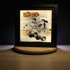 Dioramax - Cadre lumineux LED Dragon Bzll | Déco Gaming-room | Tableau lumineux | Affiche jeux vidéo | Idée cadeau gamer | Retro-gaming